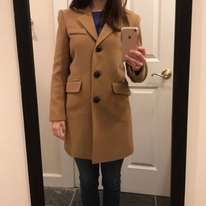 Jonathan Michael Womens’ Camel Hair Coat 4P